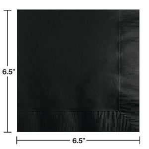 900ct Bulk Black Velvet 2 Ply Luncheon Napkins