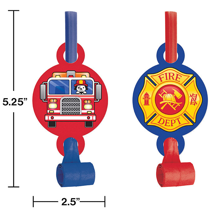 48ct Bulk Fire Truck Party Blowers