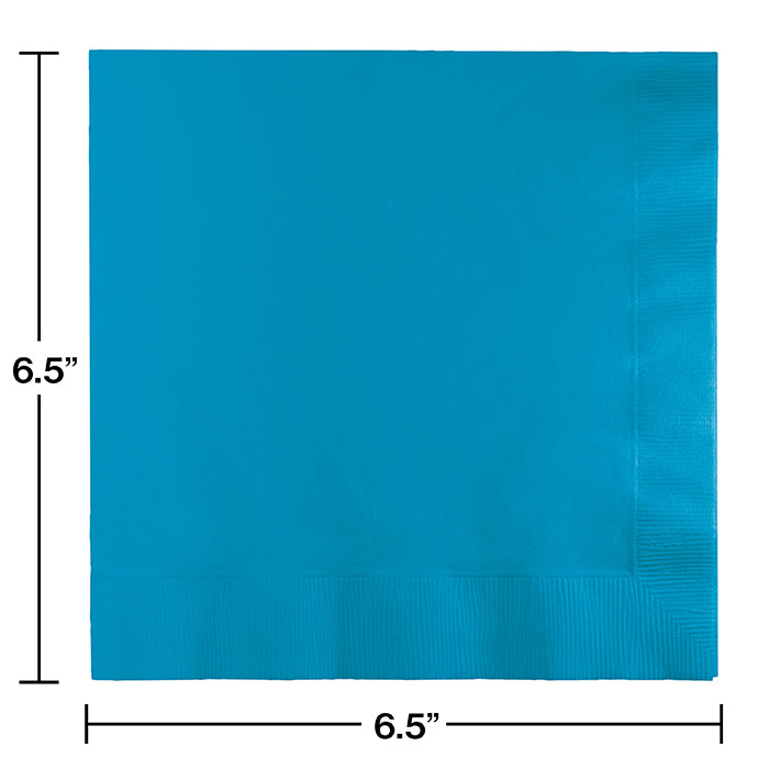 Bulk 600ct Turquoise 2 Ply Luncheon Napkins 