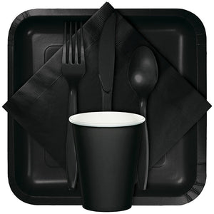 900ct Bulk Black Velvet 2 Ply Luncheon Napkins