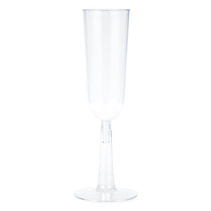 Bulk 48ct Clear 7 oz Plastic Champagne Flutes 