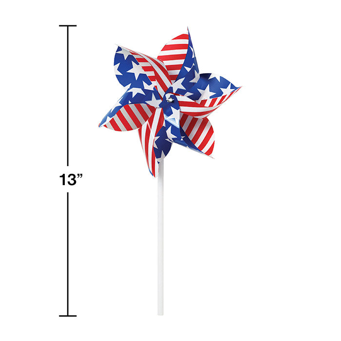 12ct Bulk Patriotic Pinwheel