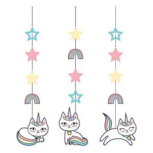 36ct Bulk Sassy Caticorn Hanging Cutouts