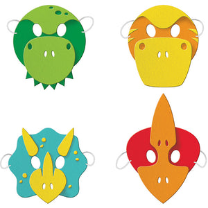 24ct Bulk Boy Dinosaur Masks