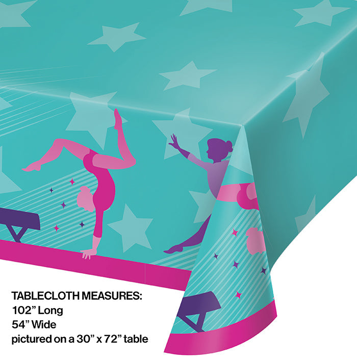 6ct Bulk Gymnastics Party Paper Table Covers
