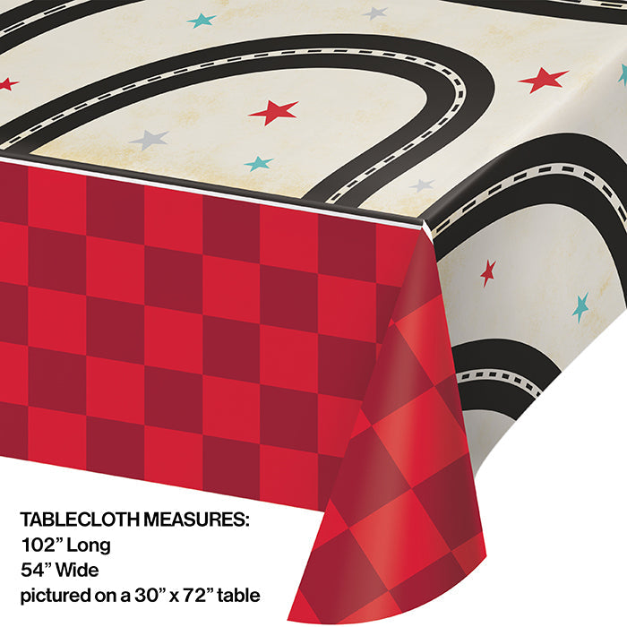 6ct Bulk Vintage Race Car Paper Table Covers