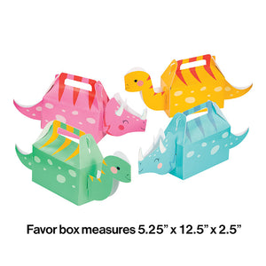 24ct Bulk Girl Dinosaur Treat Boxes