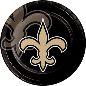 96ct Bulk New Orleans Saints Dinner Plates