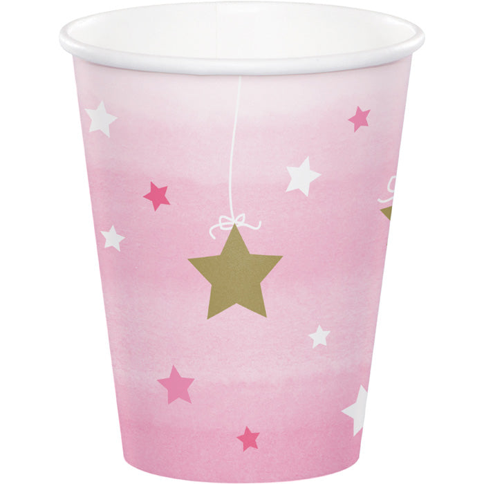 96ct Bulk One Little Star Girl 9 oz Cups