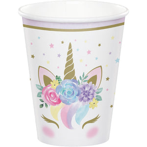 96ct Bulk Unicorn Baby Shower 9 oz Paper Cups