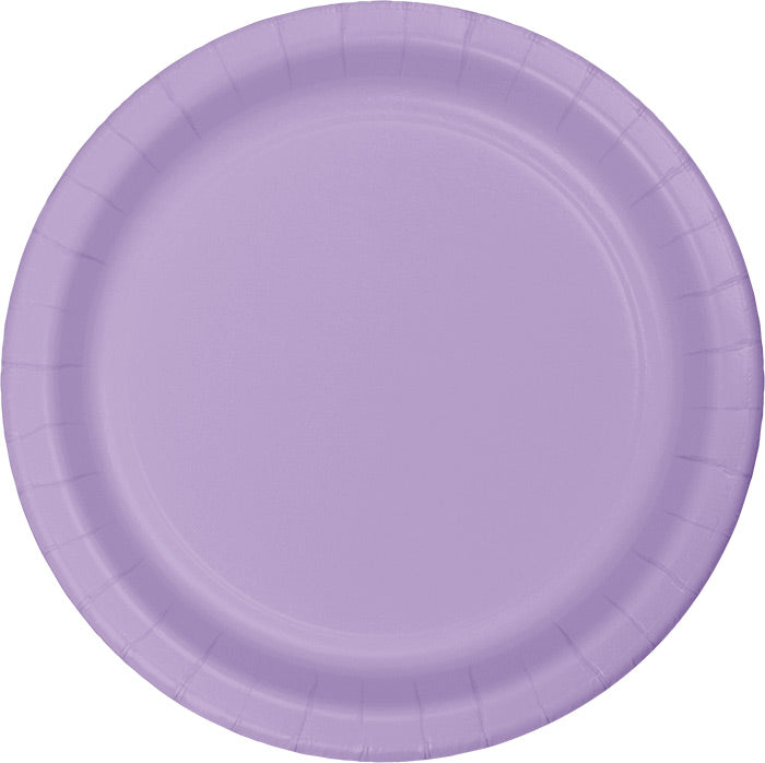 Bulk 240ct Luscious Lavender Sturdy Style 8.75 inch Dinner Plates 