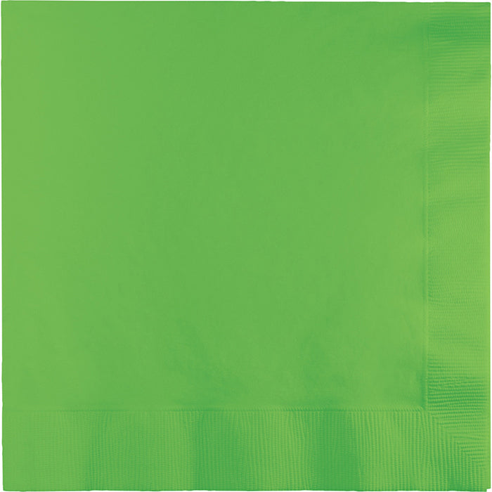 Bulk 250ct Fresh Lime Green Dinner Napkins 3 Ply 