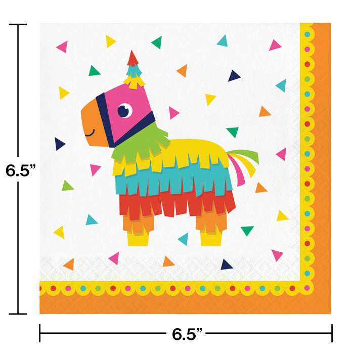 192ct Bulk Fiesta Fun Luncheon Napkins