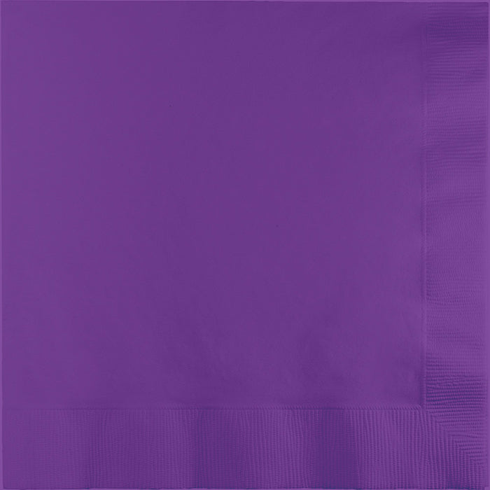 Bulk 250ct Amethyst Purple Dinner Napkins 3 Ply 