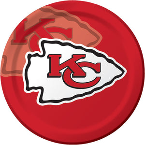 96ct Bulk Kansas City Chiefs Dinner Plates