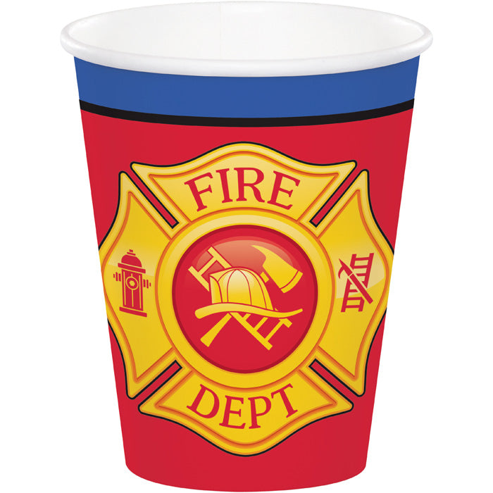 96ct Bulk Fire Truck 9 oz Cups