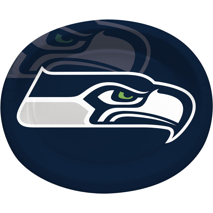 96ct Bulk Seattle Seahawks Oval Platters