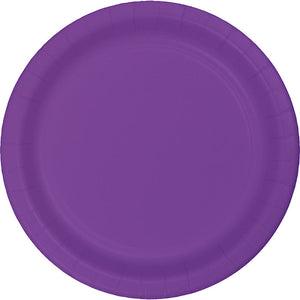 Bulk 240ct Amethyst Purple Sturdy Style Paper Banquet Plates 10.25 inch 