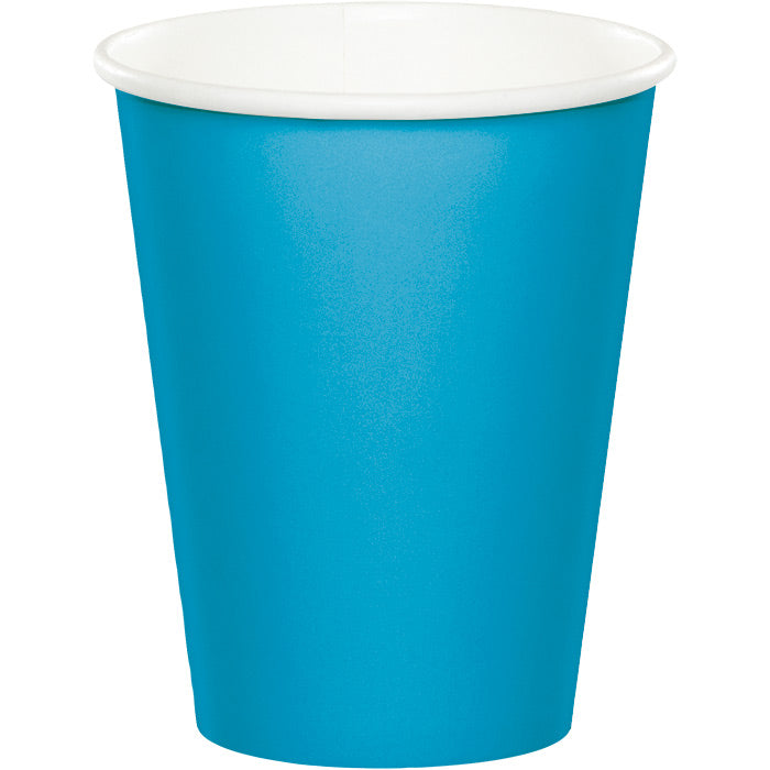 Bulk 240ct Turquoise 9 oz Hot & Cold Cups 
