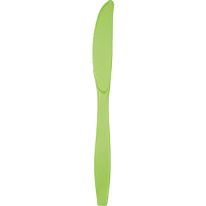 Bulk 288ct Fresh Lime Green Plastic Knives 