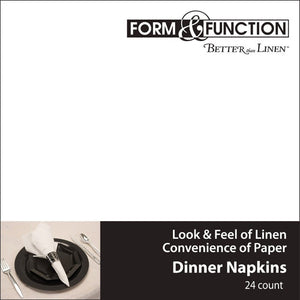 Bulk 288ct White Better than Linen Dinner Napkins 