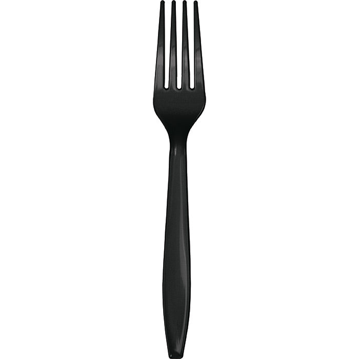 Bulk 600ct Black Velvet Bulk Plastic Forks 