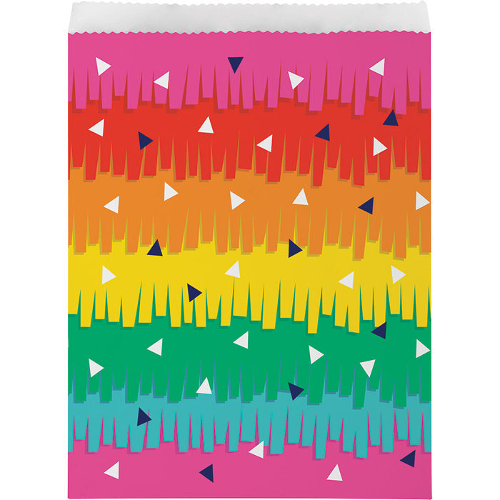 120ct Bulk Fiesta Fun Paper Treat Bags