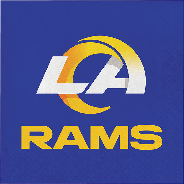 192ct Bulk Los Angeles Rams Luncheon Napkins