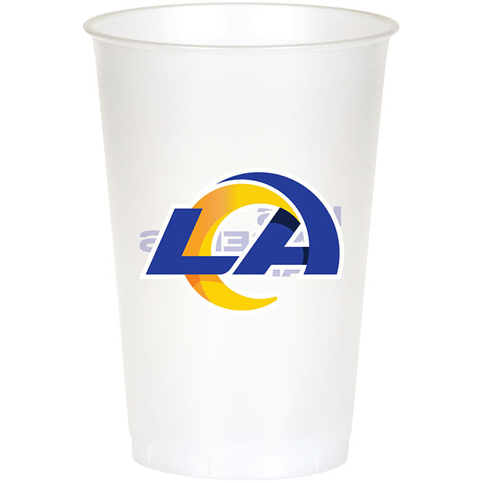 96ct Bulk Los Angeles Rams 20 oz Plastic Cups